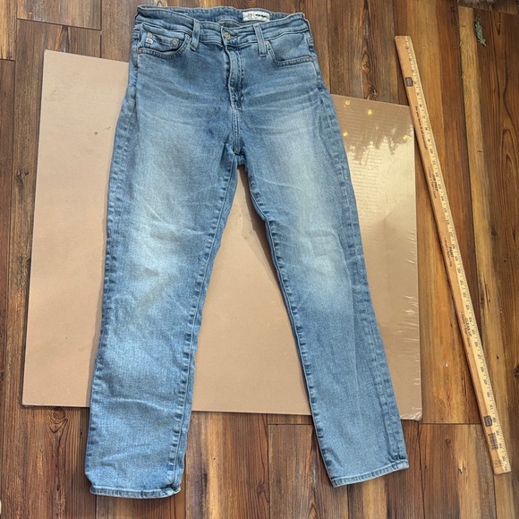 AG Adriano Goldschmied Mari Crop High rise jeans 28R - Picture 2 of 9